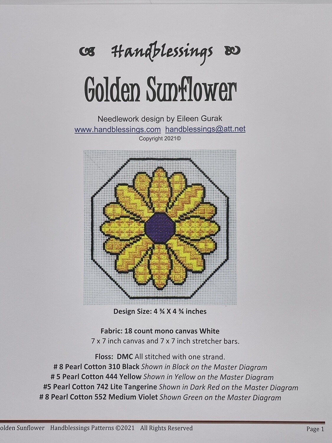 404.105: Golden Sunflower