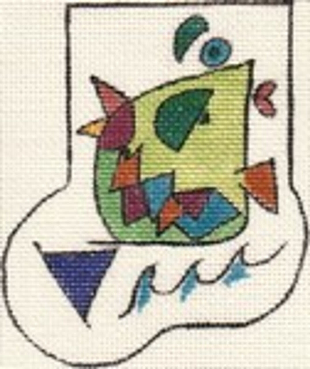 AB119: Picasso Fish Minisock (18 ct)