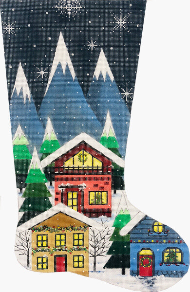 2981: Mountain Village Stocking
