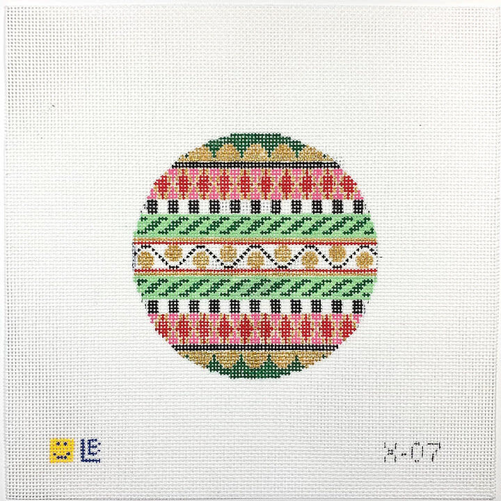 X-07: Round with Gold Dots