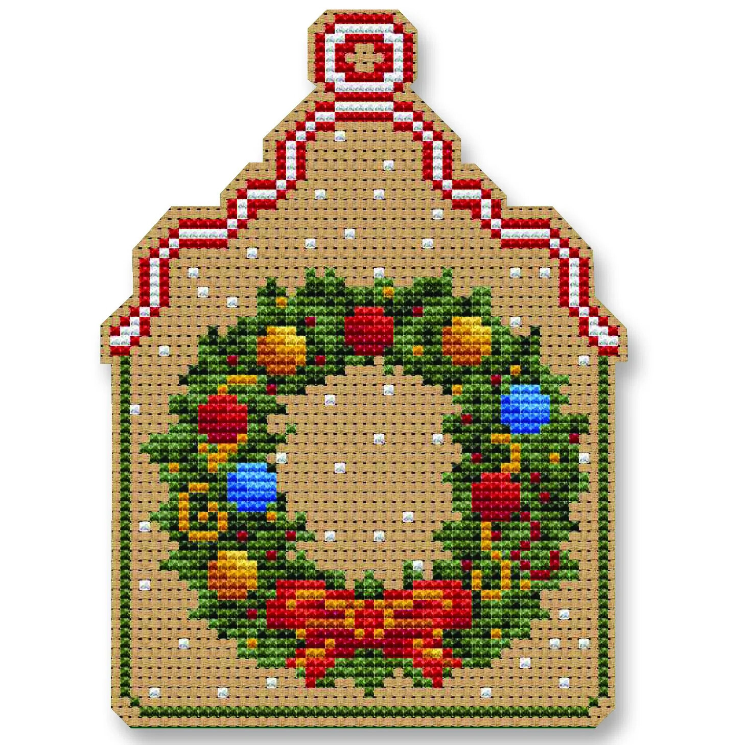 CN0097: Christmas Wreath Ornament Kit