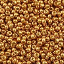 6/0: 91053 Yellow Gold Galvanized