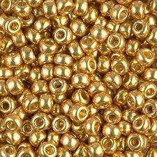 6/0: 91052 Galvanized Gold (50 pcs)