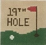 RD393: Can Koozie with Golf Canvas