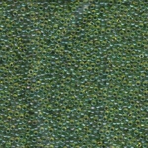 11: 9350 Olive Lined Chartreuse