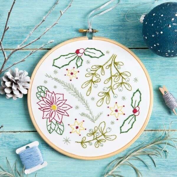 Winter Walk Embroidery Kit