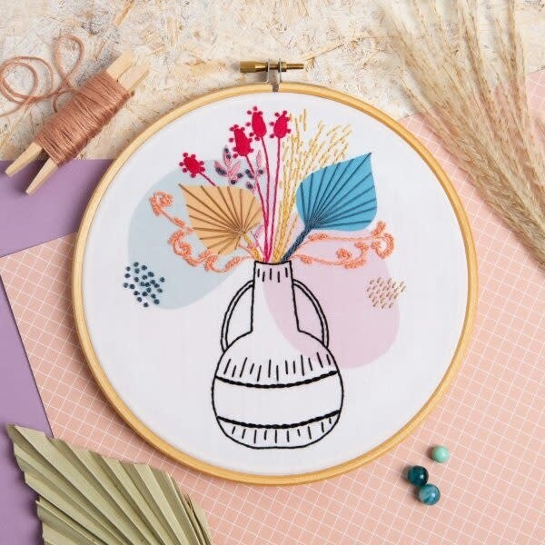 Bohemian Palms Embroidery Kit