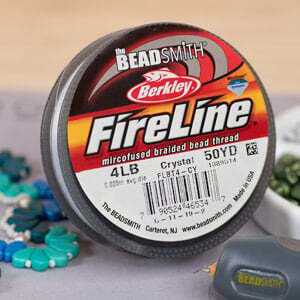 Fireline 4lb 50 yd: Crystal