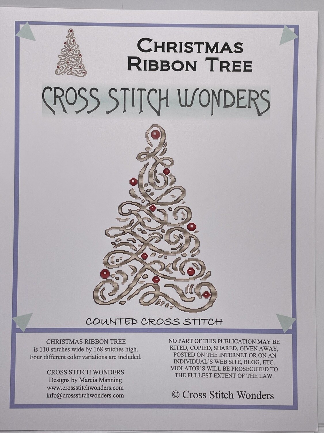 Christmas Ribbon Tree