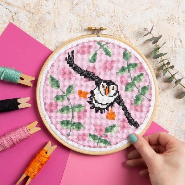 Puffin Cross Stitch Kit