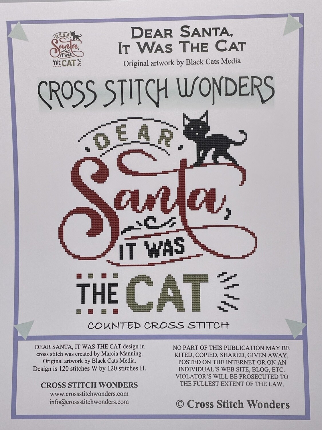 Dear Santa, It Was The Cat