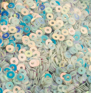 3mm Flat Crystal Opaque: White