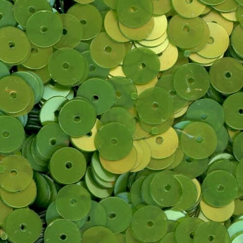 6mm Flat Satin: Dark Chartreuse