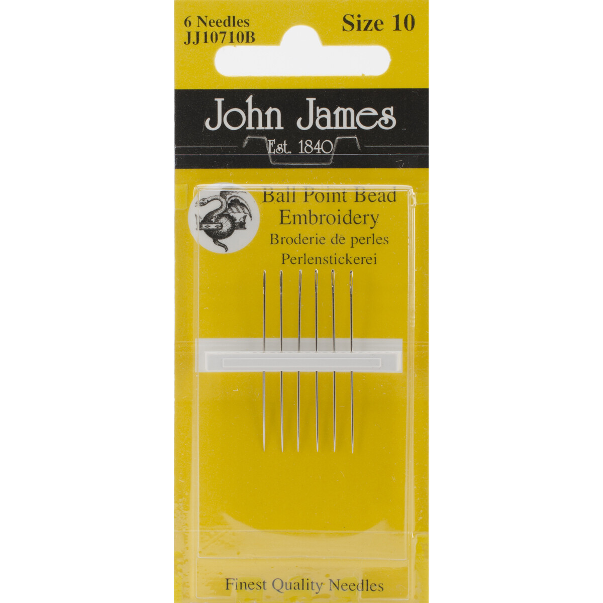 JJ Beading Needle - Size 10 Short