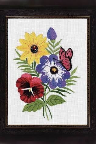 Floral Embroidery Kit