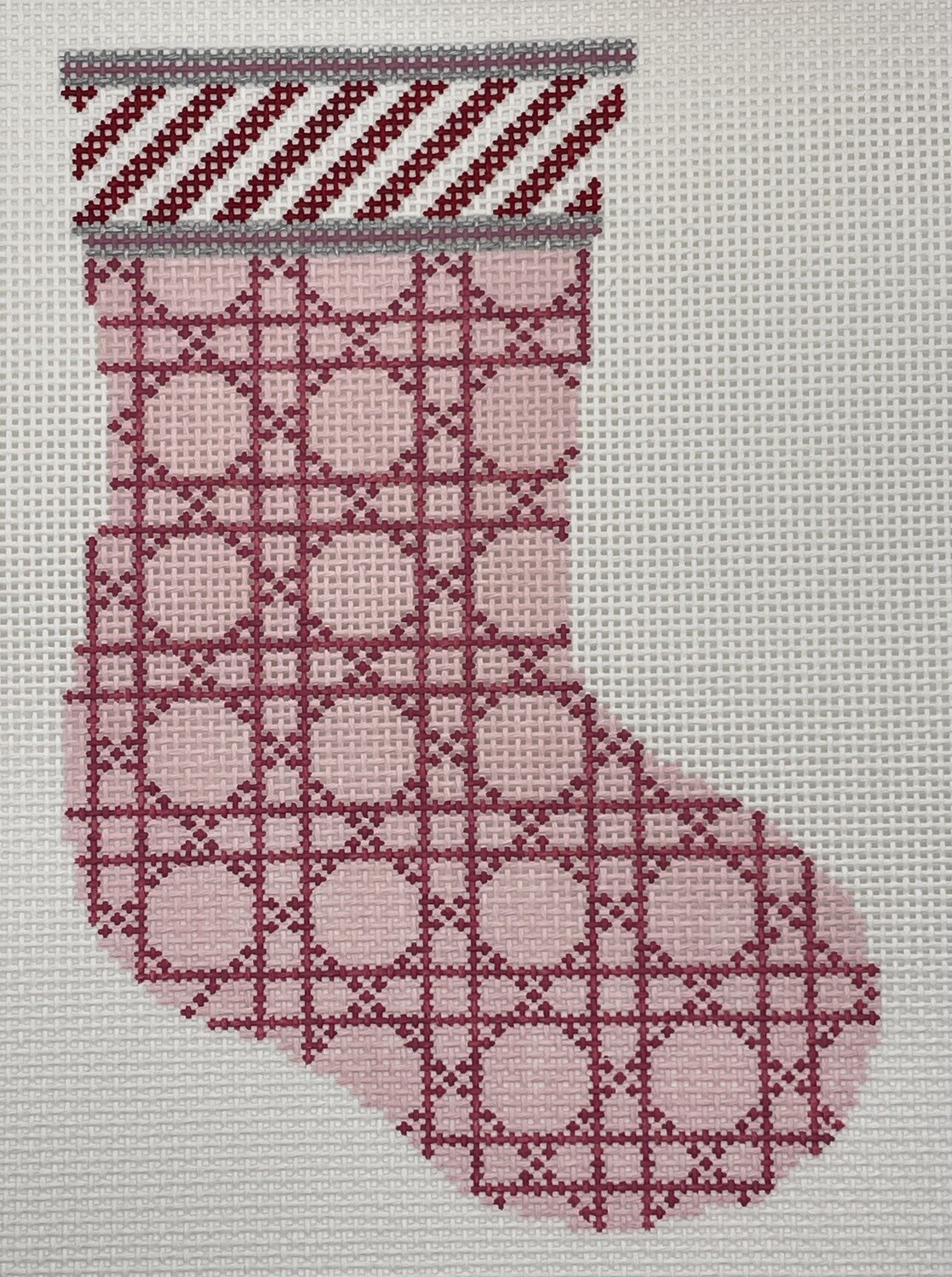 Mini Cane Stocking - Pink