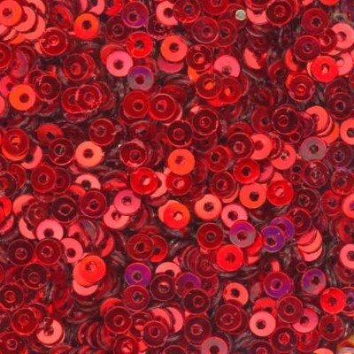 3mm Flat Metallic: Red