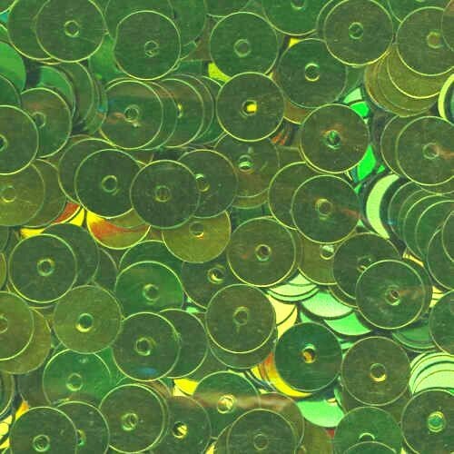 6mm Flat Metallic: Kelly Green