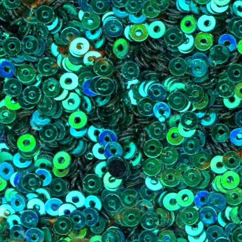 3mm Flat Metallic: Emerald Green