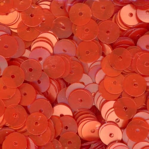 6mm Flat Satin: Burnt Orange