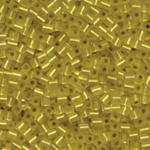 3mm Cube Bead-6F - Matte S/L Yellow