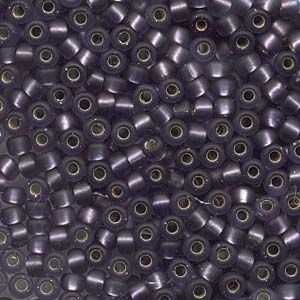3mm Cube Bead-24F - Matte S/L Amethyst