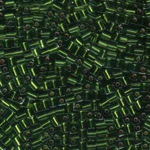 3mm Cube Bead-026 - S/L Olivine