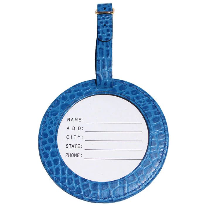Lee Luggage Tag: Alligator Blue