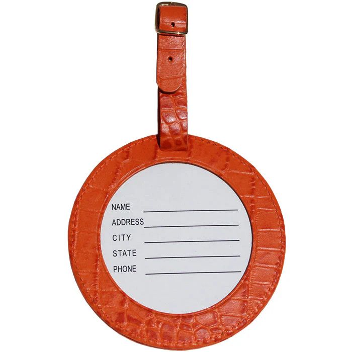 Lee Luggage Tag: Alligator Orange