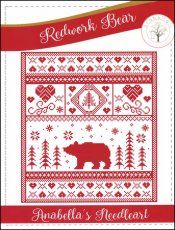 Redwork Bear