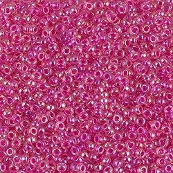 11: 9355 Fuchsia Lined Crystal AB