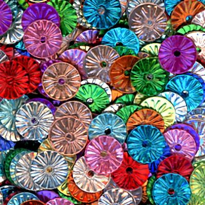6mm Flat Embossed: Mixed Colors