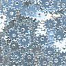 5mm Metallic Flowers: Silver