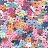 3mm Opaque flowers: Mixed Colors
