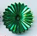16mm Metallic Sunburst: Green (10pcs)