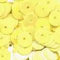 6mm Flat Opaque: Light Lemon Yellow