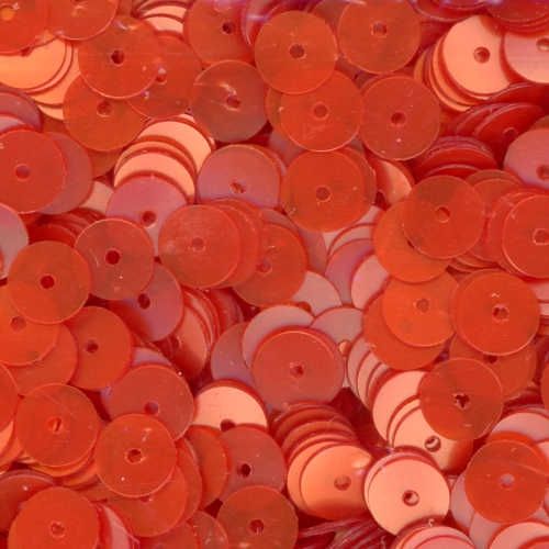 6mm Flat Satin: Burnt Orange