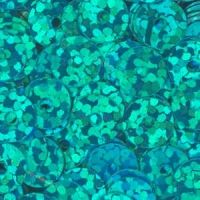 6mm Flat Halogram: Turquoise