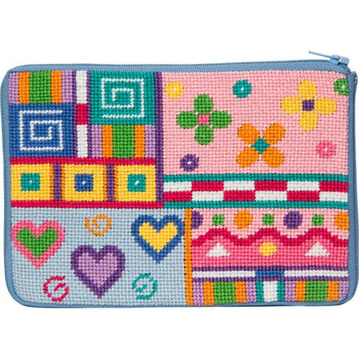 SZ606: Patchwork Cosmetic Case