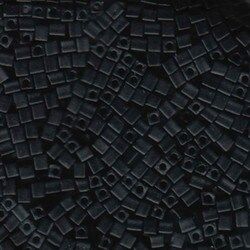 3mm Cube Bead: 401F- Matte Black