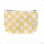 Plaid Mesh Bag: 6"x9" (Cornsilk)