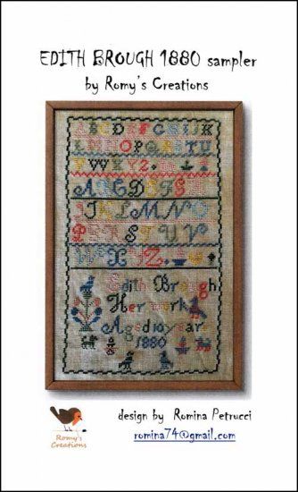 Edith Brough 1880 Sampler
