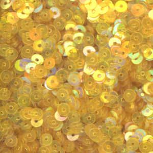 3mm Flat Iridescent: Golden Yellow
