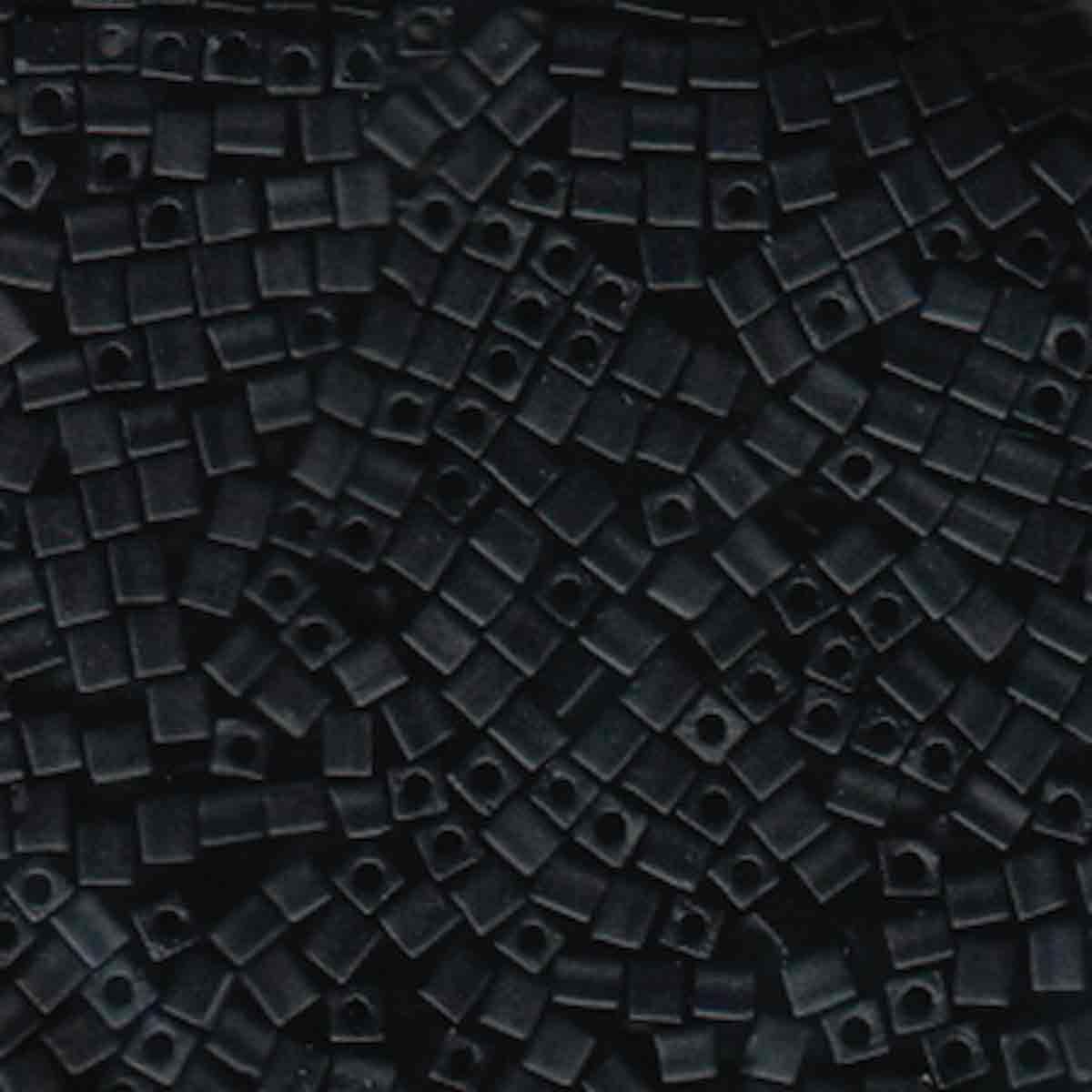 3mm Cube Bead-401F - Black