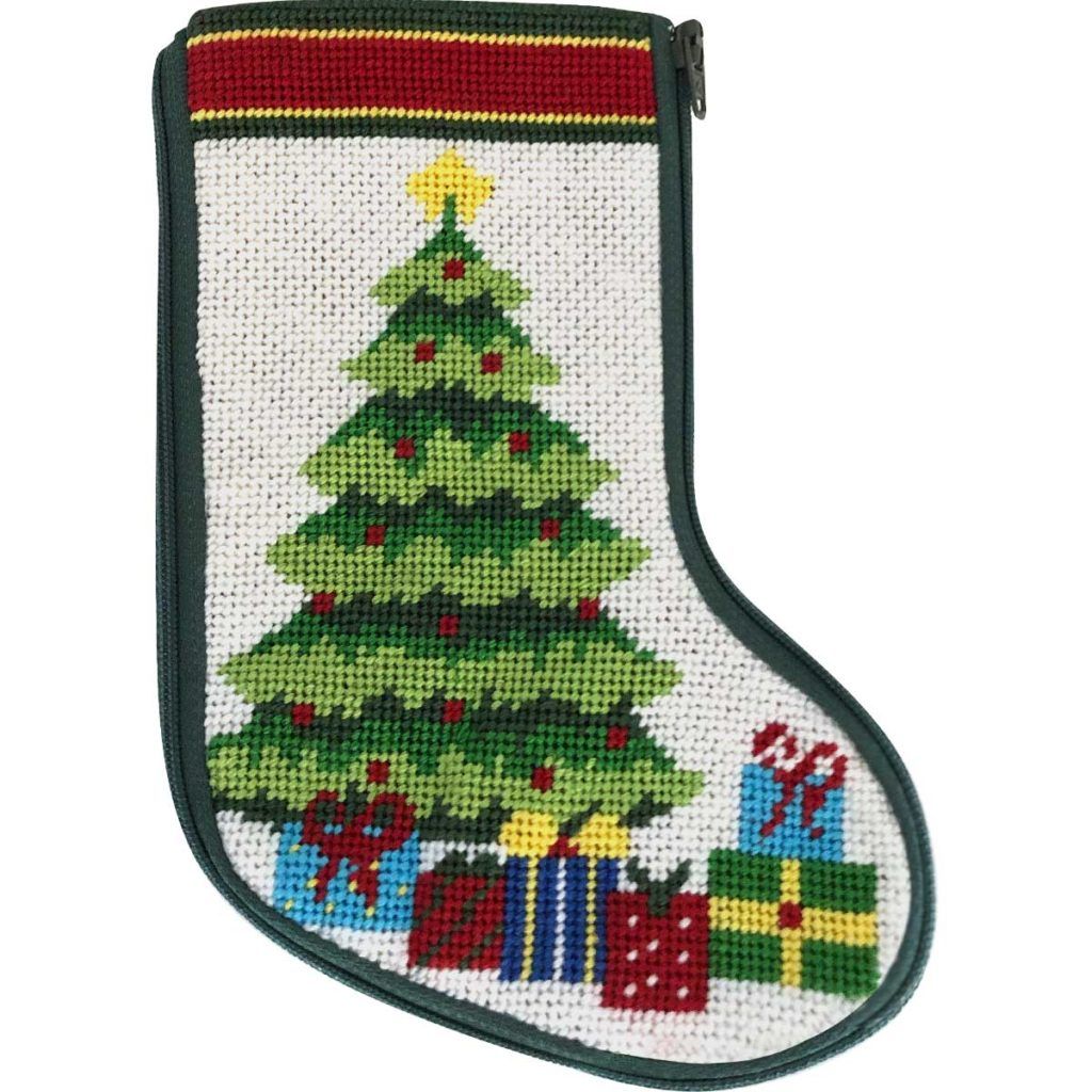 SZ1009: Tree &amp; Gifts Stocking