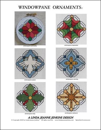 Windowpane Ornaments