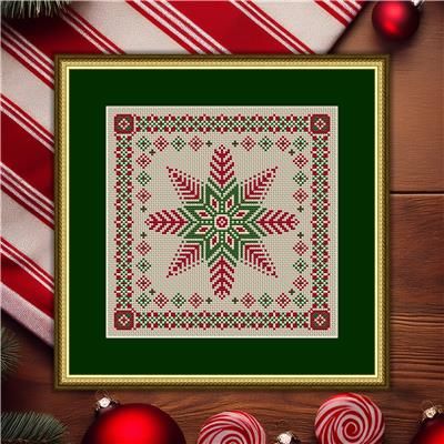 Christmas: Peppermint Sweater Snowflake