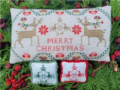 Christmas Deer, A Mexican Christmas Cushion