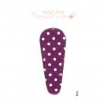 EMA-2-17 Purple Polka Dot Scissor Sheath-Small