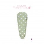 EMA-2-12 Lime Polka Dot Scissor Sheath-Small